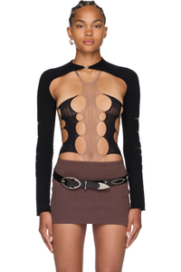 Picture of Thorn Intarsia Arm Sleeves