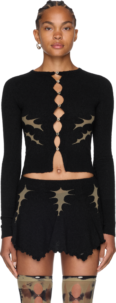 Rui Thorn Intarsia Cardigan Top