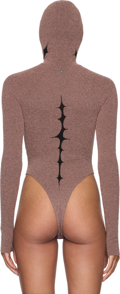 RUIbuilt Thorn Intarsia Hooded Bodysuit