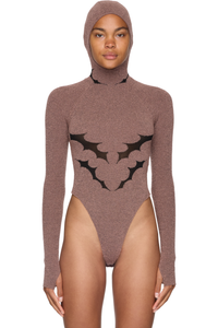 Picture of Thorn Intarsia Hooded Bodysuit