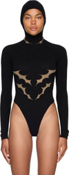 RUIbuilt Thorn Intarsia Hooded Bodysuit