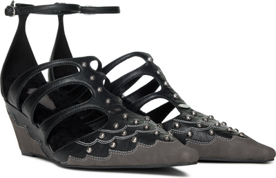 RUIbuilt Rivet Wedge Heels