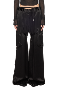 Picture of Lare Satin Cargo Pants