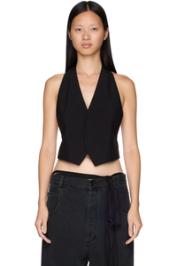 Picture of Monika Micro Open Back Waistcoat Top