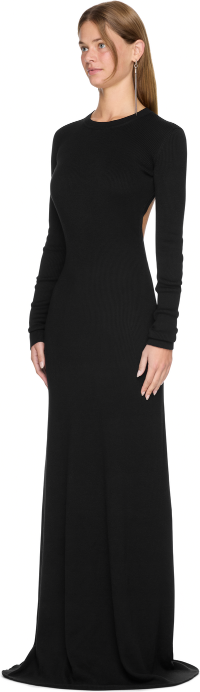 Ann Demeulemeester Eva Long Open Back Knitted Dress