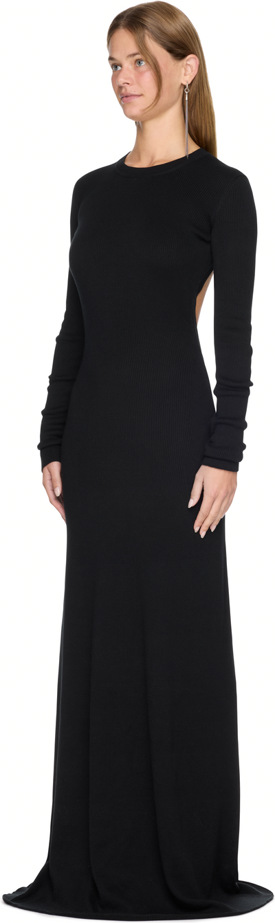 Ann Demeulemeester Eva Long Open Back Knitted Dress