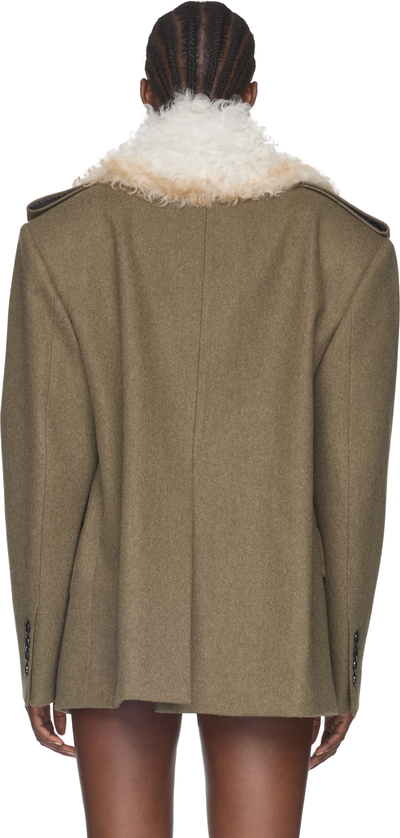 Ann Demeulemeester Livia Shearling Collar