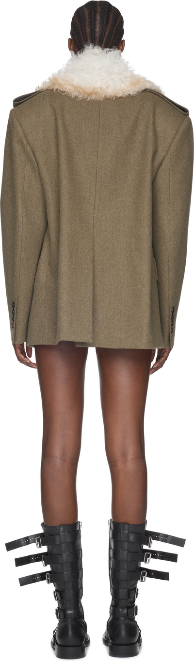 Ann Demeulemeester Livia Shearling Collar