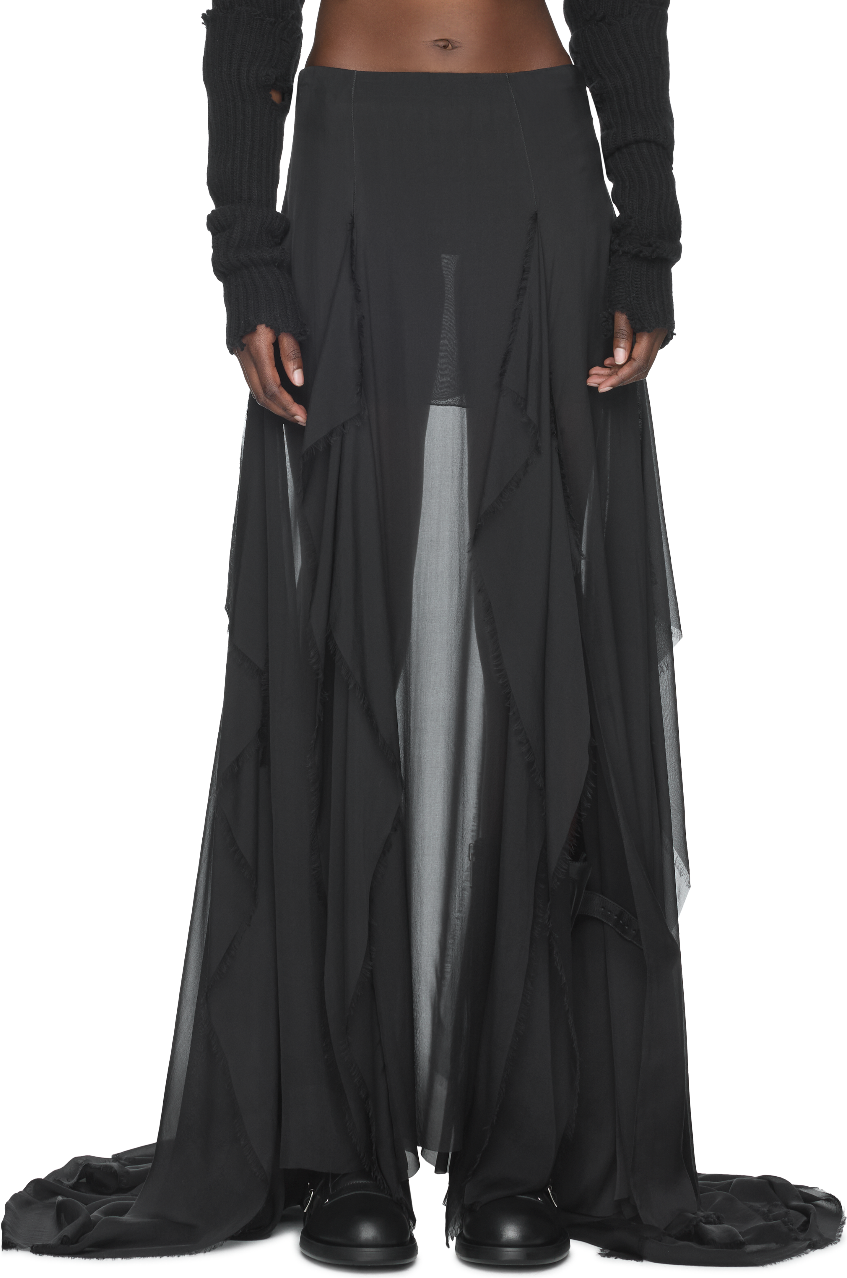 Ann Demeulemeester Saga X-Long Skirt
