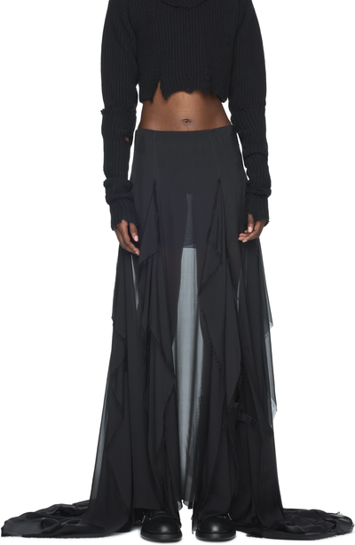 Ann Demeulemeester Saga X-Long Skirt