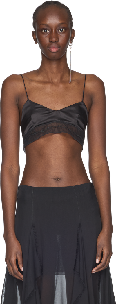 Ann Demeulemeester Coletta Silk Bra