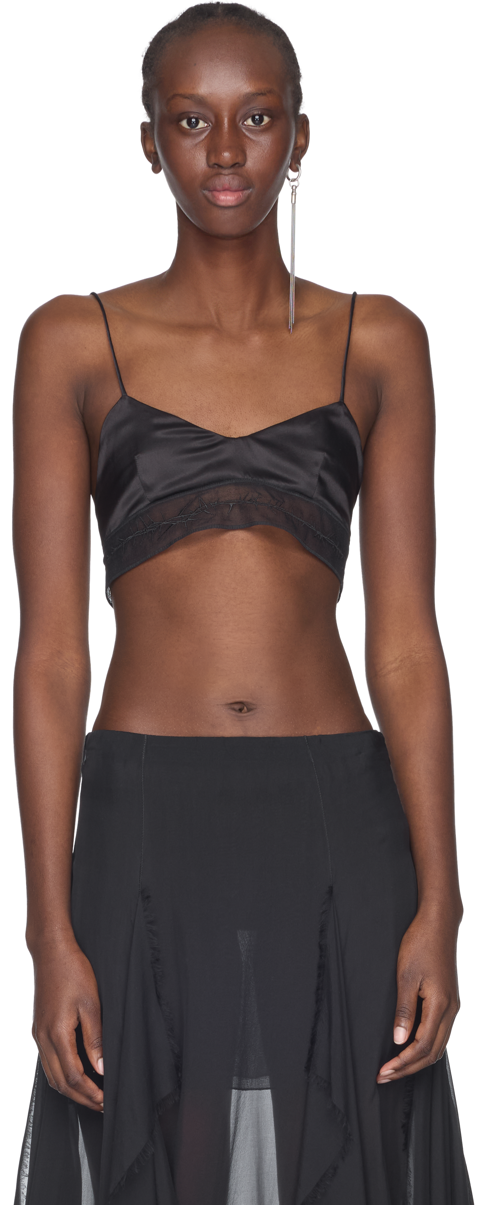 Ann Demeulemeester Coletta Silk Bra