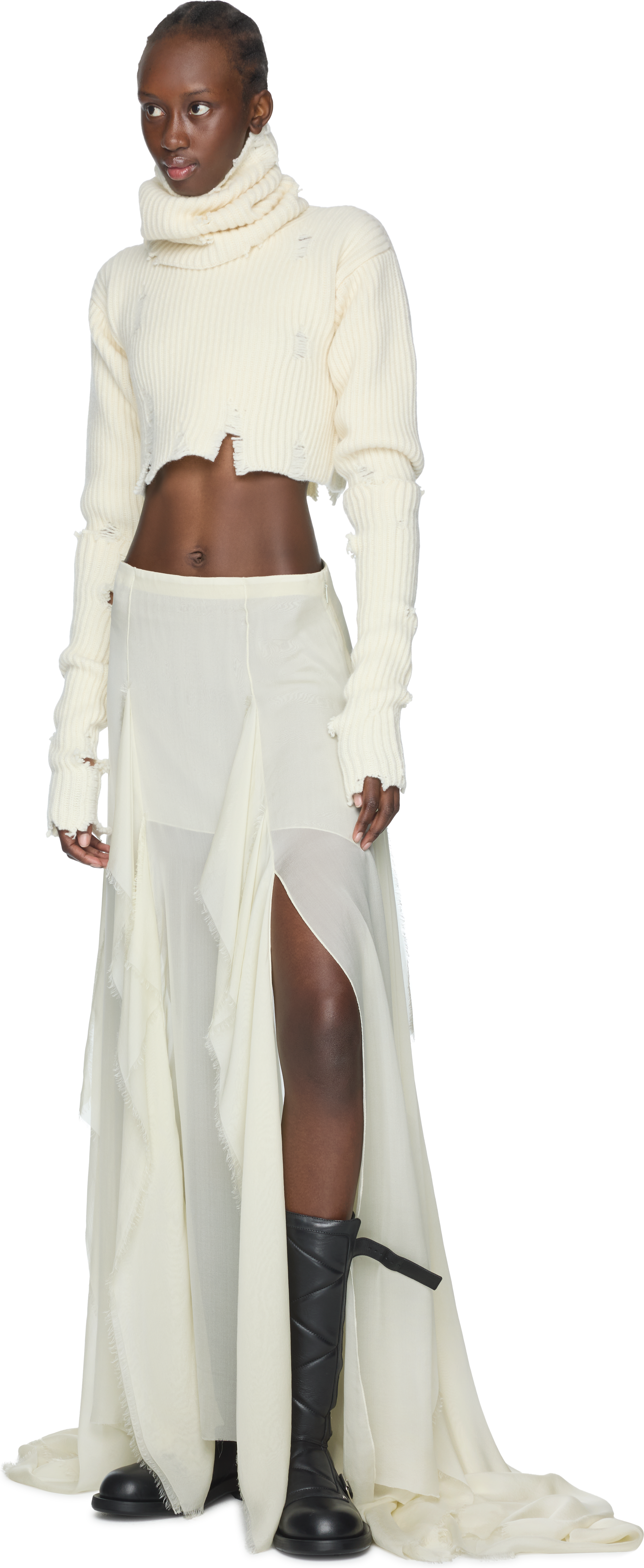 Ann Demeulemeester Aliza 3 Piece Sweater Set