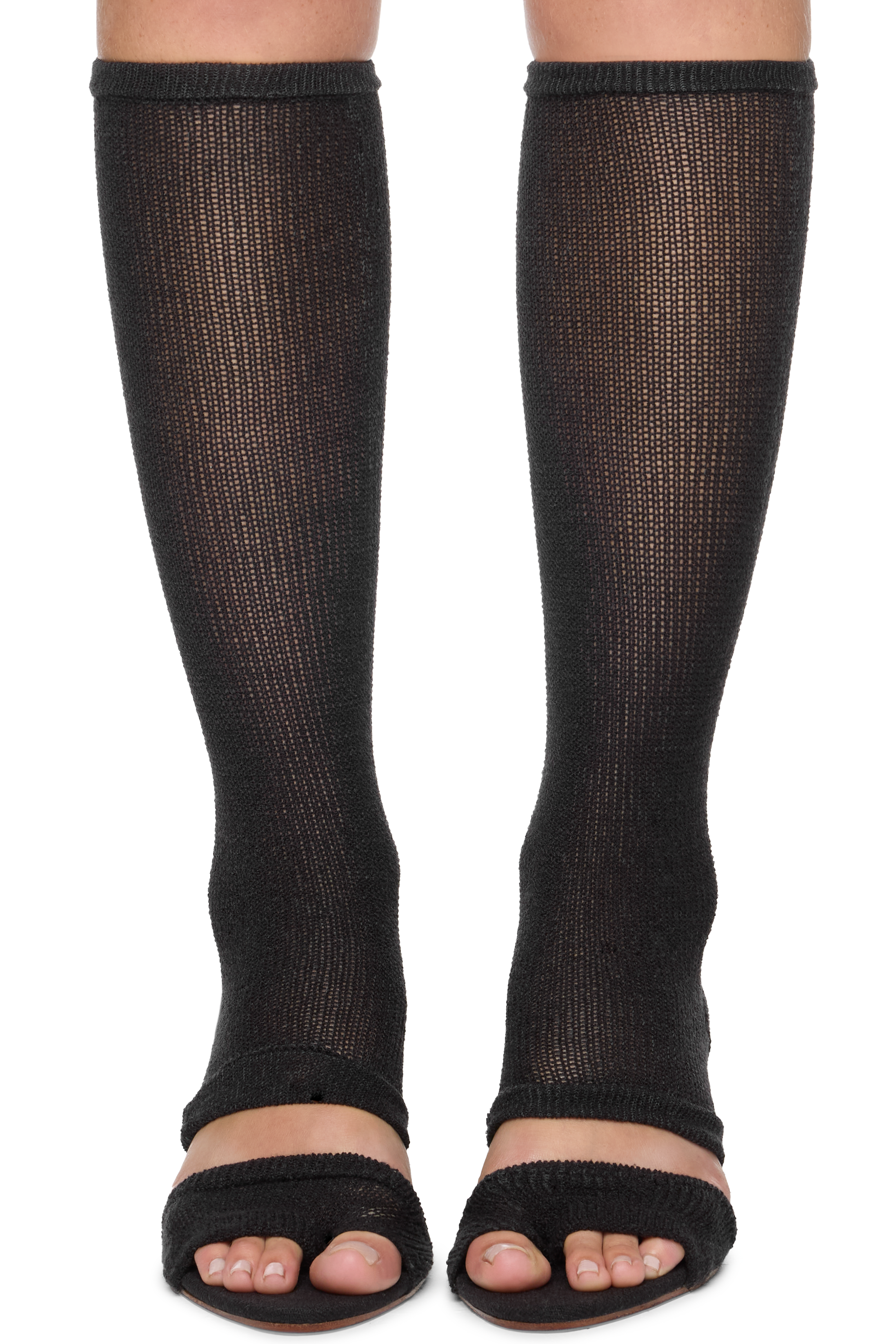 Isa Boulder Garter Heeled Sandals