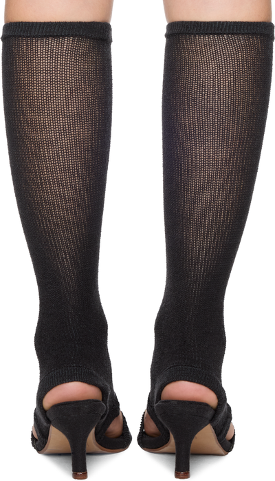 Isa Boulder Garter Heeled Sandals