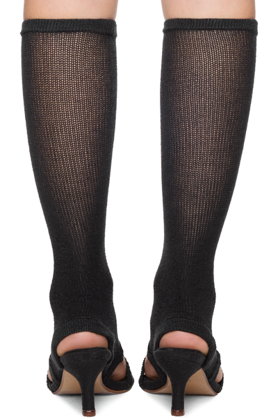 Isa Boulder Garter Heeled Sandals