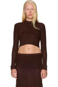 Picture of Sweetheart Long Sleeve Sweater Top