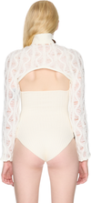 Isa Boulder Fudgy Long Sleeve Bolero Sweater Top