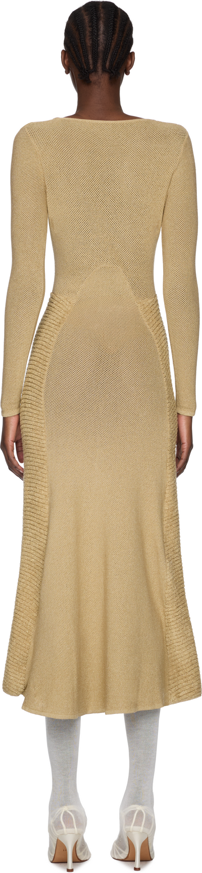 Isa Boulder Sweetheart Long Sleeve Dress