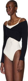 Isa Boulder Crossed Sleeves Sweater Top