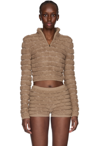 Picture of Brick Cropped Sweater Top