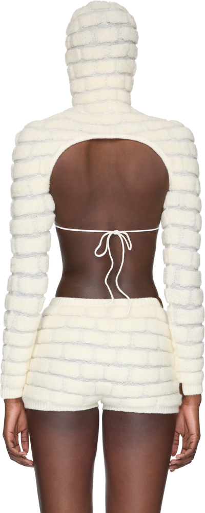 Isa Boulder Brick Long Sleeve Bolero Top