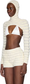 Isa Boulder Brick Long Sleeve Bolero Top