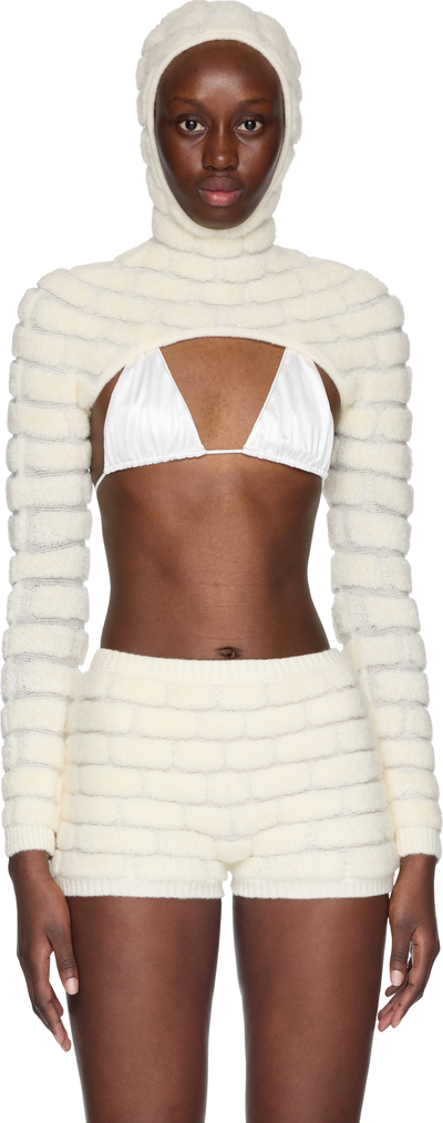 Isa Boulder Brick Long Sleeve Bolero Top