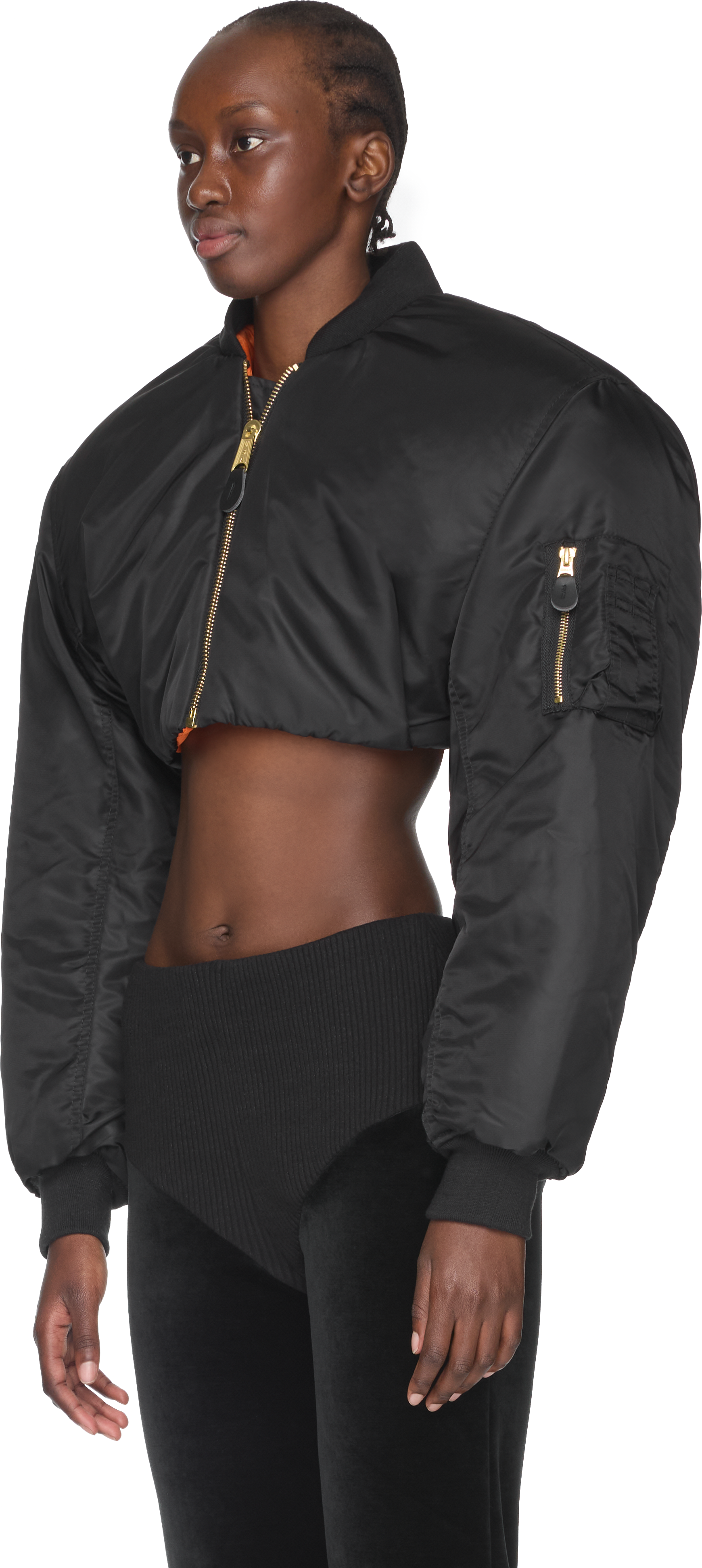 Duran Lantink Bomber Cropped Jacket