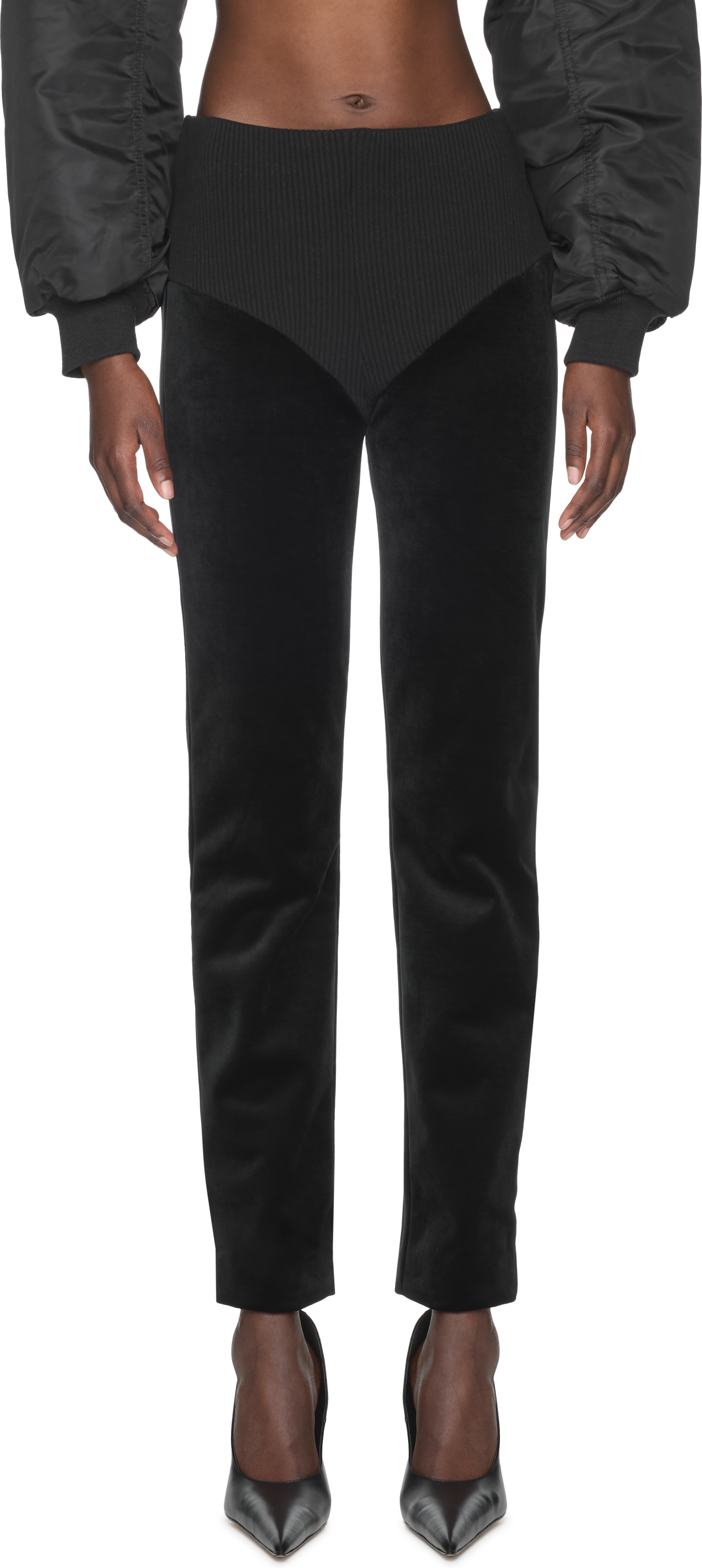 Duran Lantink Knitted Velvet Pants