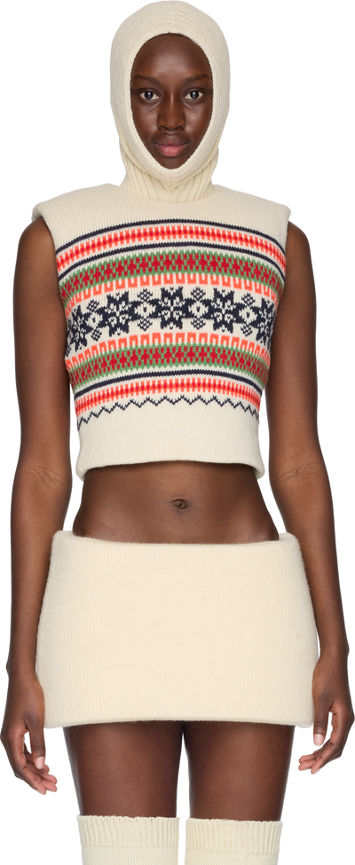 Duran Lantink Spencer Foam Cropped Top