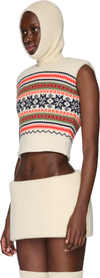 Duran Lantink Spencer Foam Cropped Top