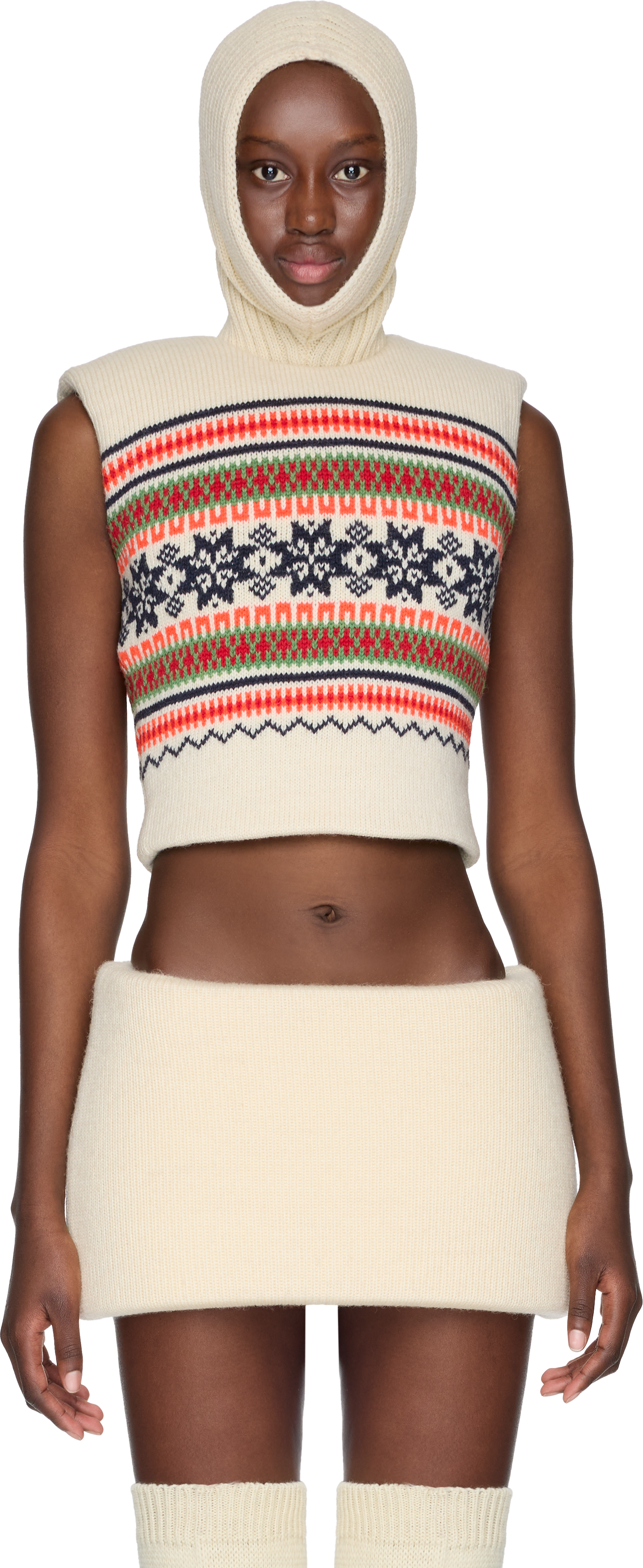 Duran Lantink Spencer Foam Cropped Top