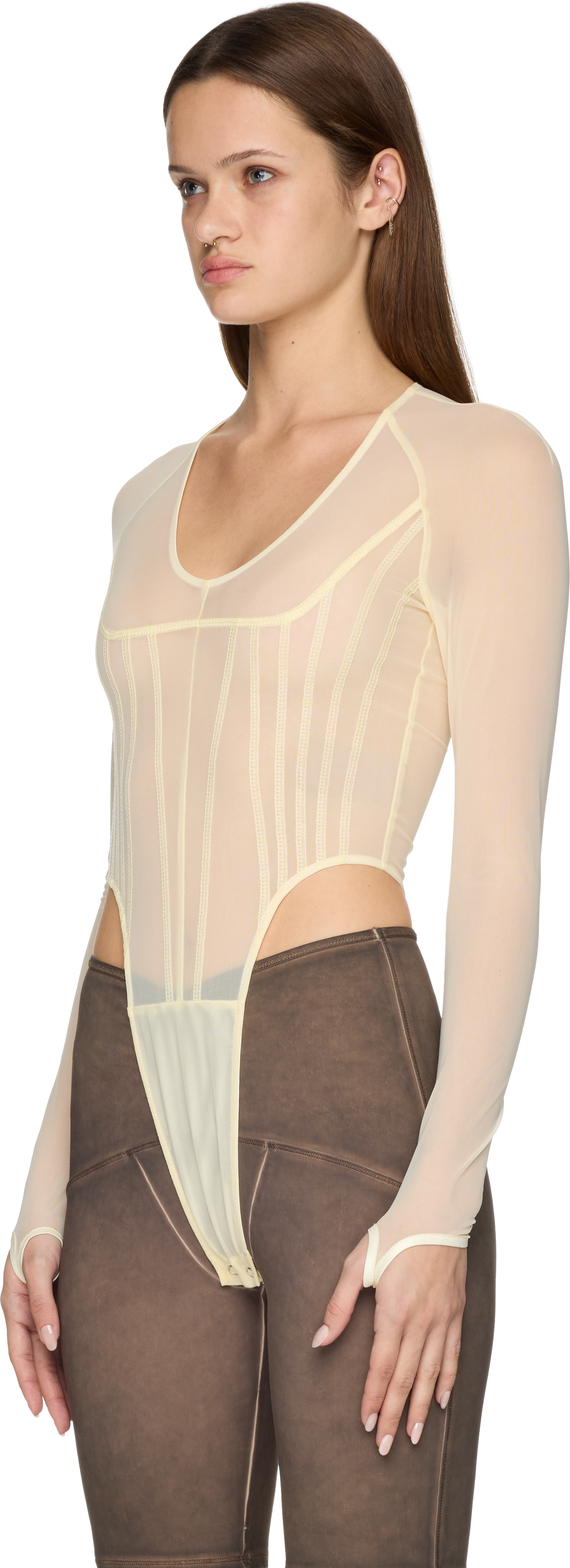 KNWLS Haze Mesh Bodysuit