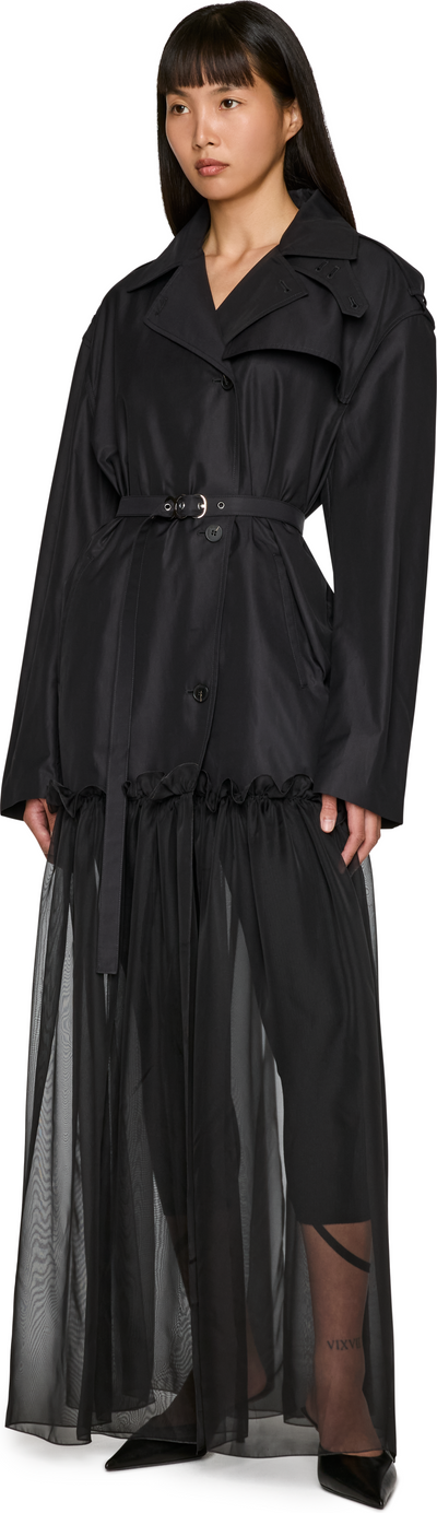 Nensi Dojaka Mia Hybrid Trench Coat