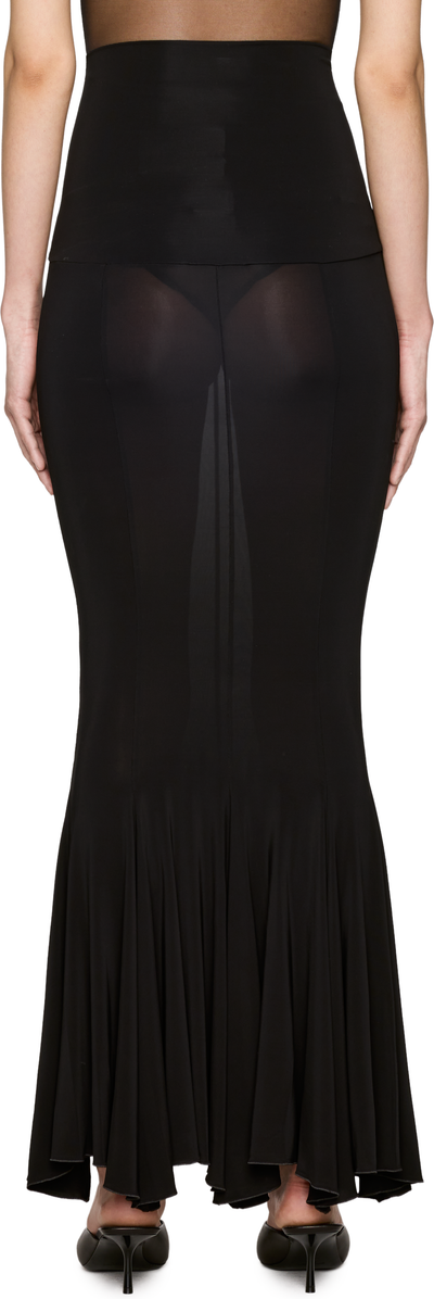 Nensi Dojaka Yasmin V-Waist Flared Jersey Midi Skirt