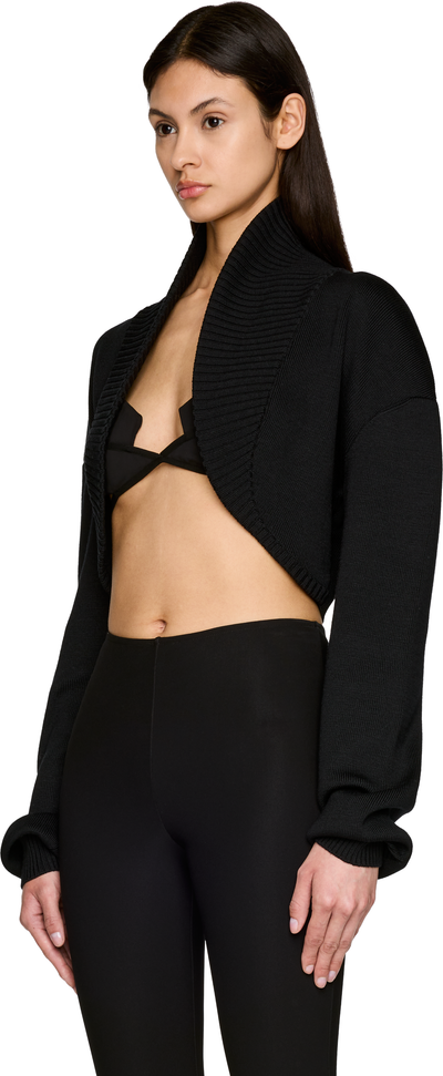Nensi Dojaka Ella Cropped Knitted Cardigan
