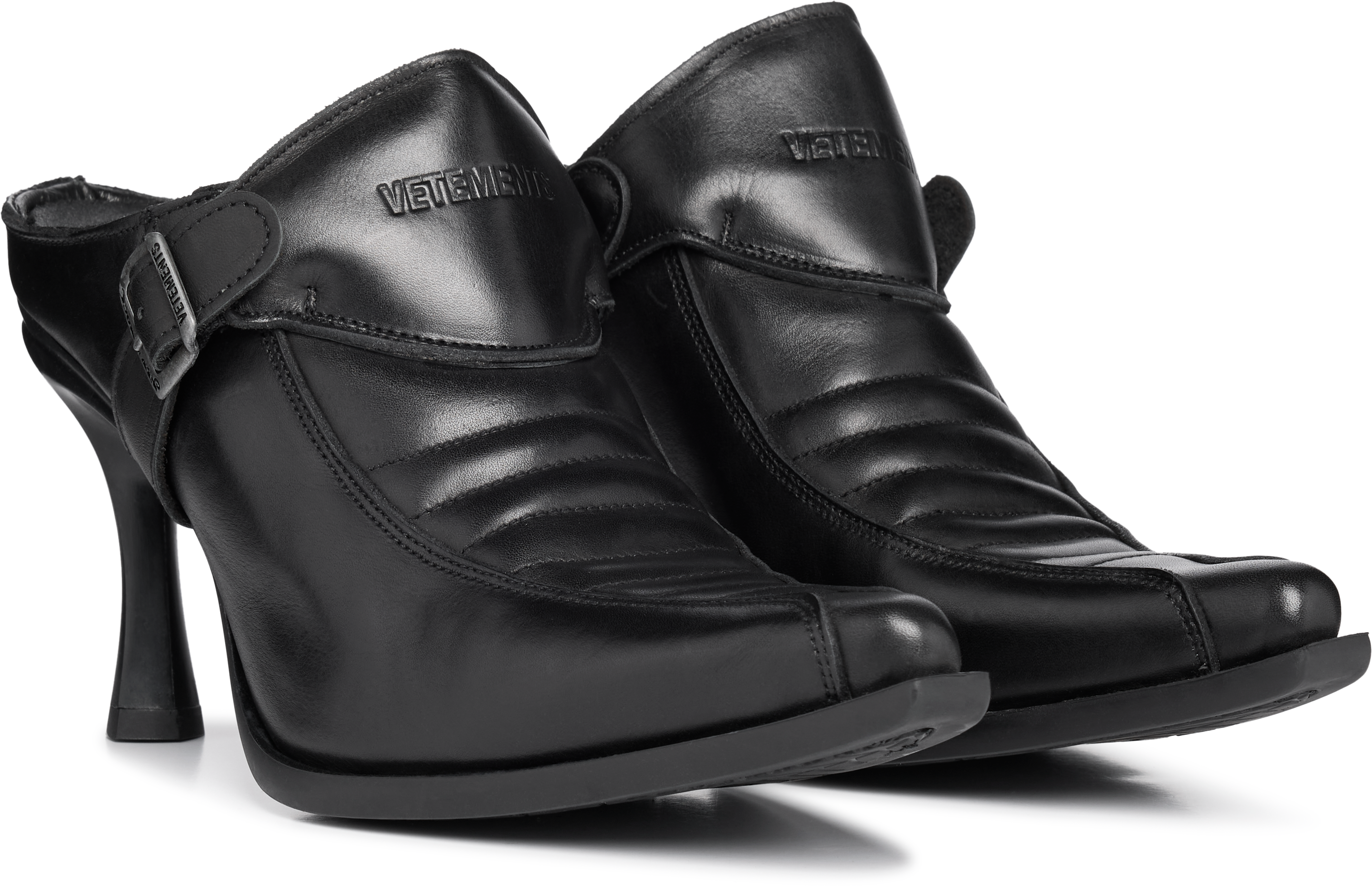 VETEMENTS New Rock Biker Mules