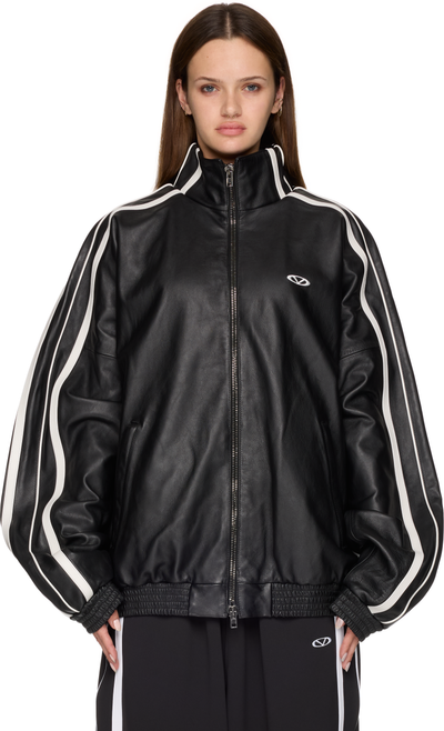 VETEMENTS Leather Gym Jacket