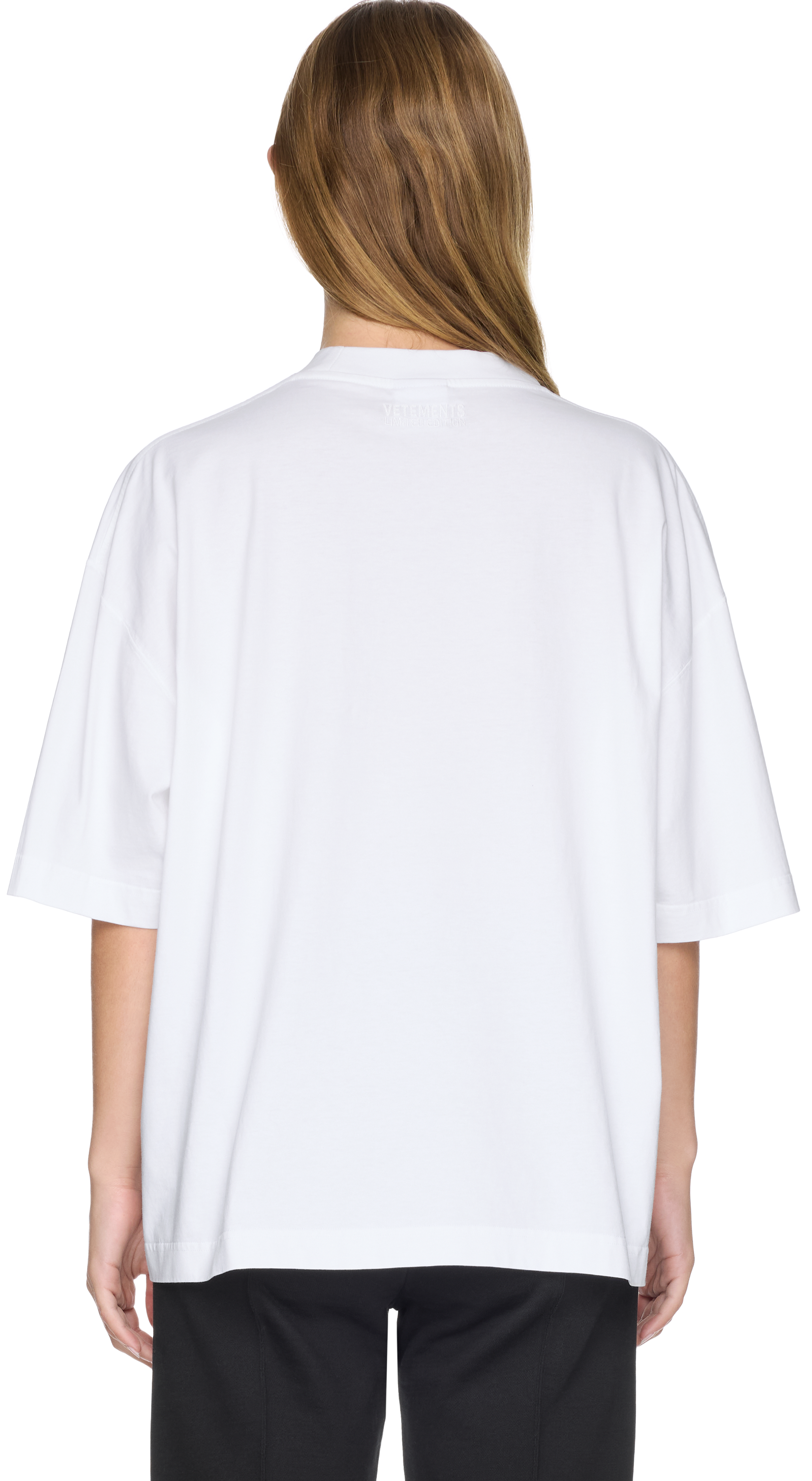 VETEMENTS U Might Know Me Cropped Boxy T-Shirt