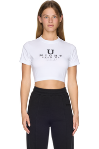 Picture of U Might Know Me Cropped Fitted T-Shirt