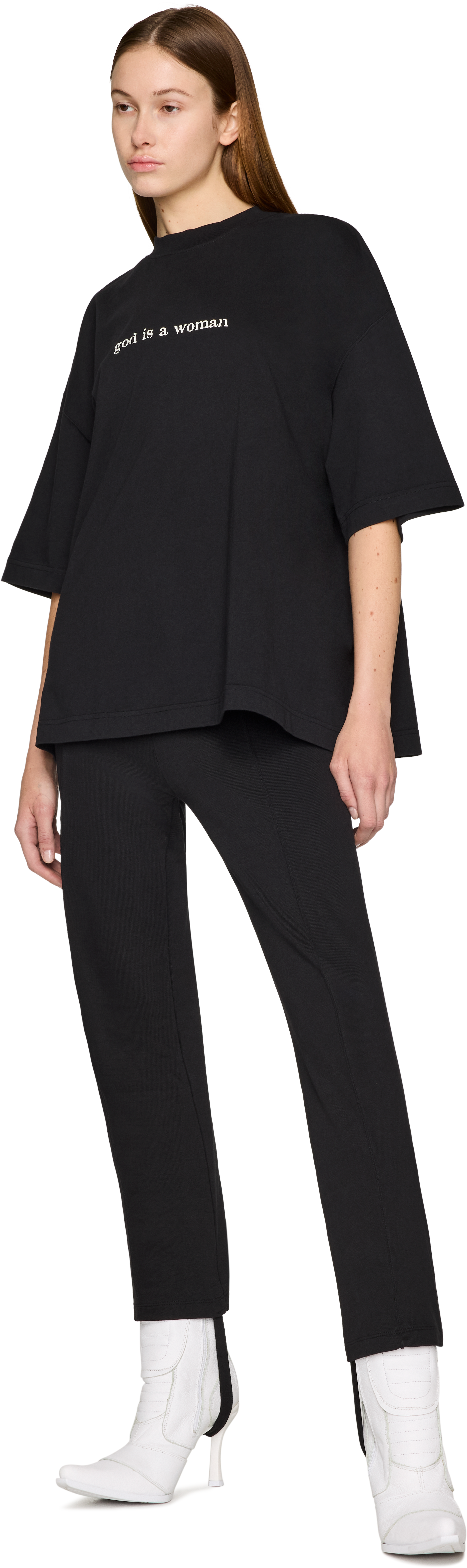 VETEMENTS God Is A Woman Cropped Boxy T-Shirt