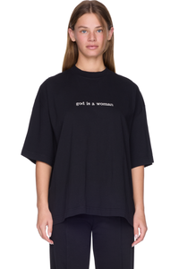 Picture of God Is A Woman Cropped Boxy T-Shirt