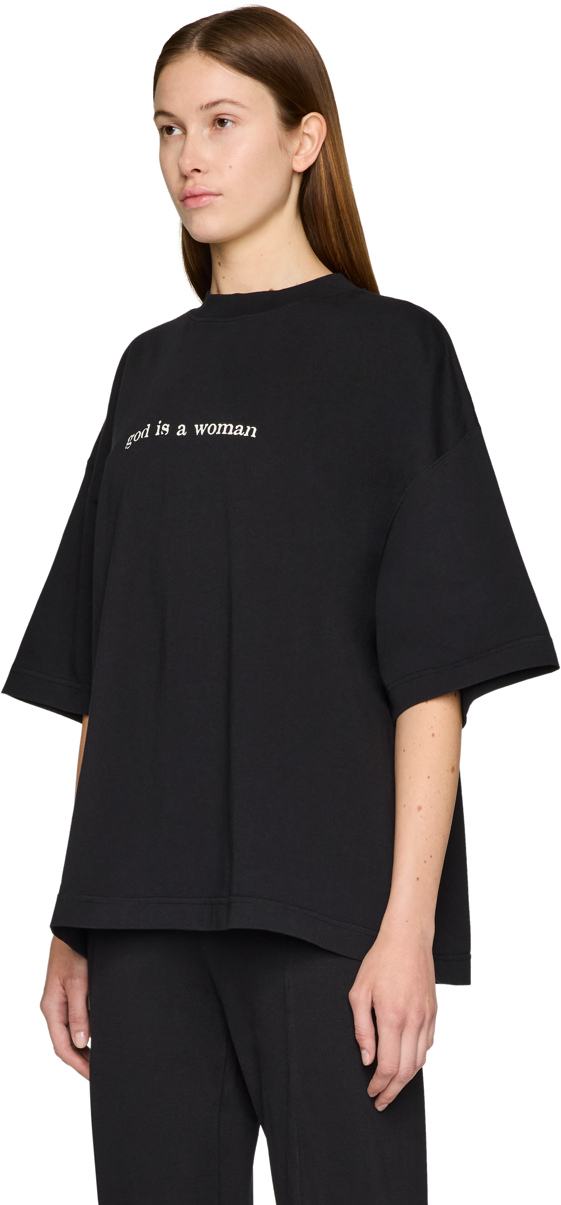 VETEMENTS God Is A Woman Cropped Boxy T-Shirt