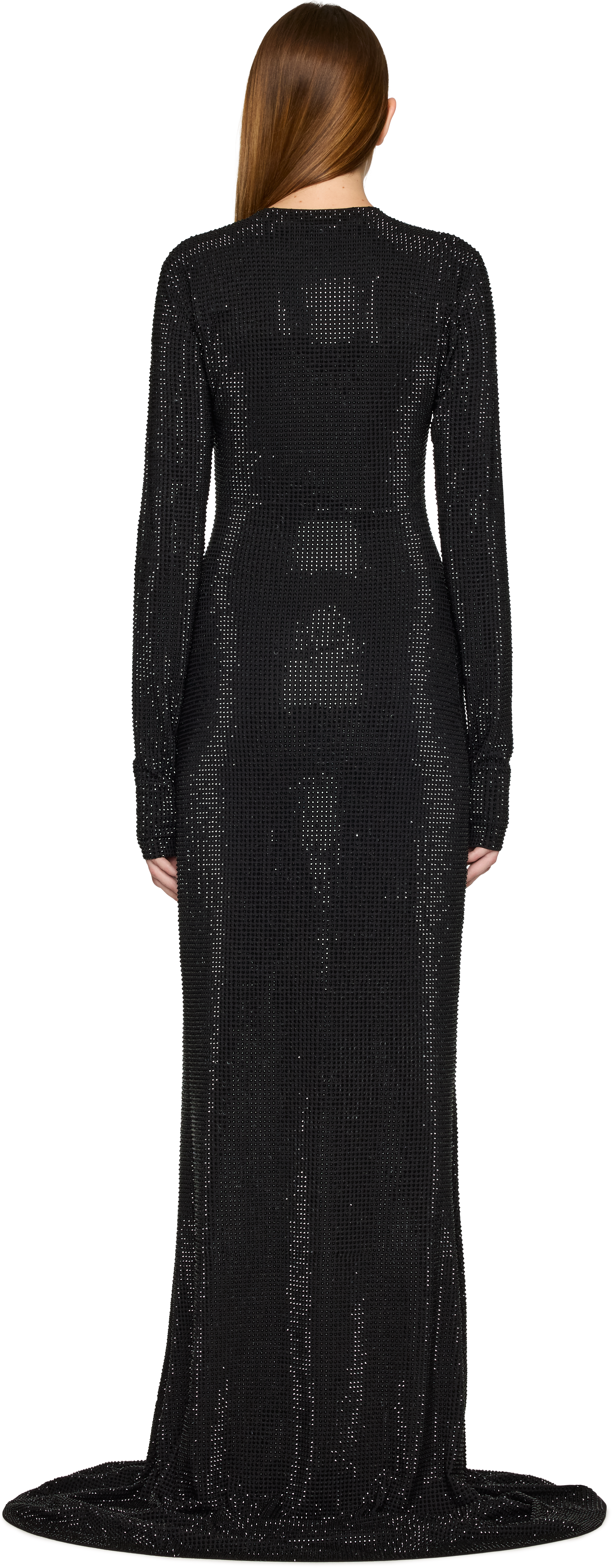 VETEMENTS Iced-Out Longsleeve Maxi Dress
