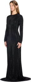 VETEMENTS Iced-Out Longsleeve Maxi Dress