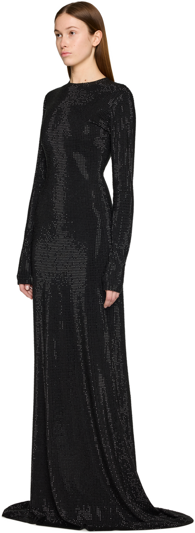 VETEMENTS Iced-Out Longsleeve Maxi Dress