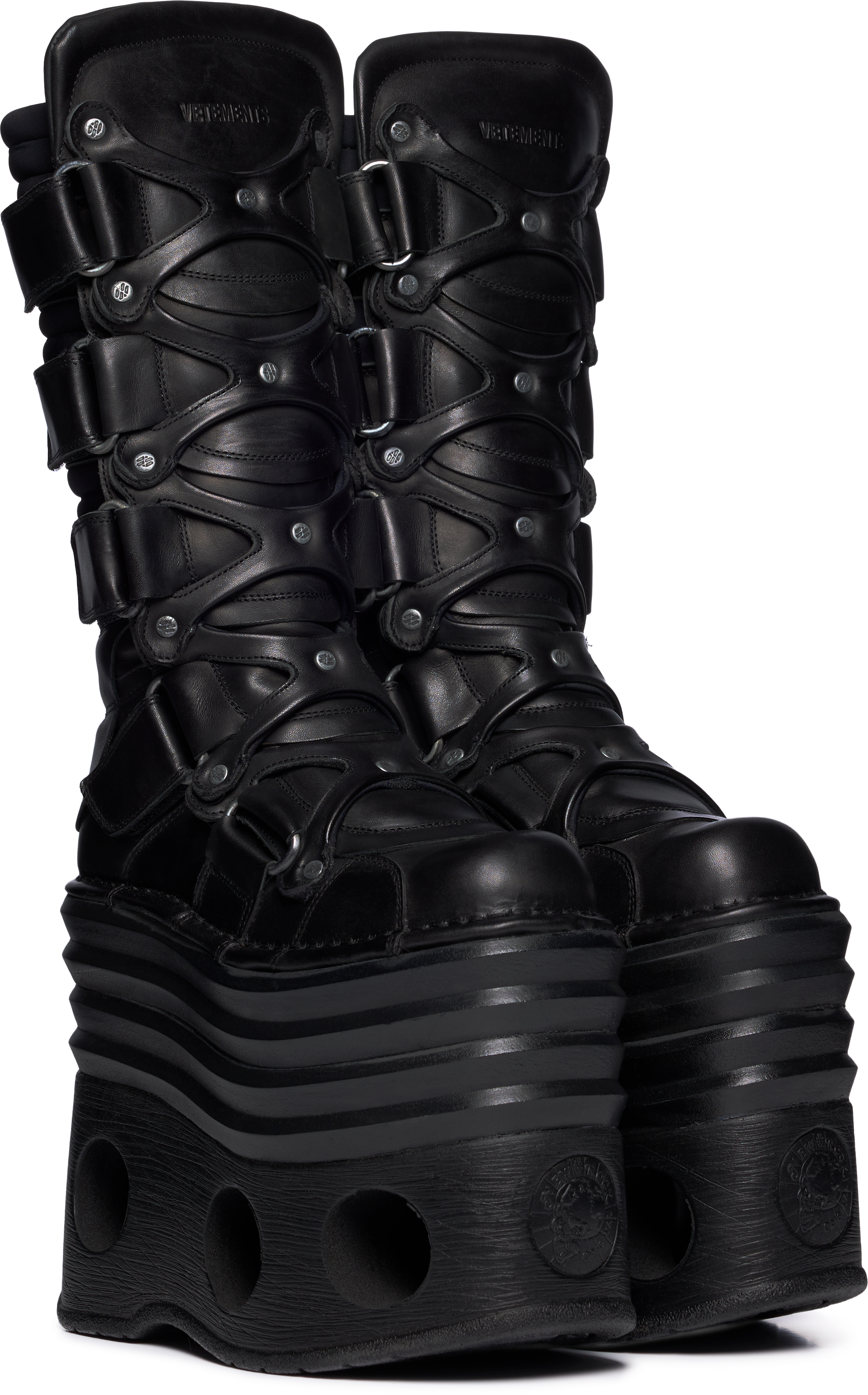 VETEMENTS New Rock Platform Tower Boots