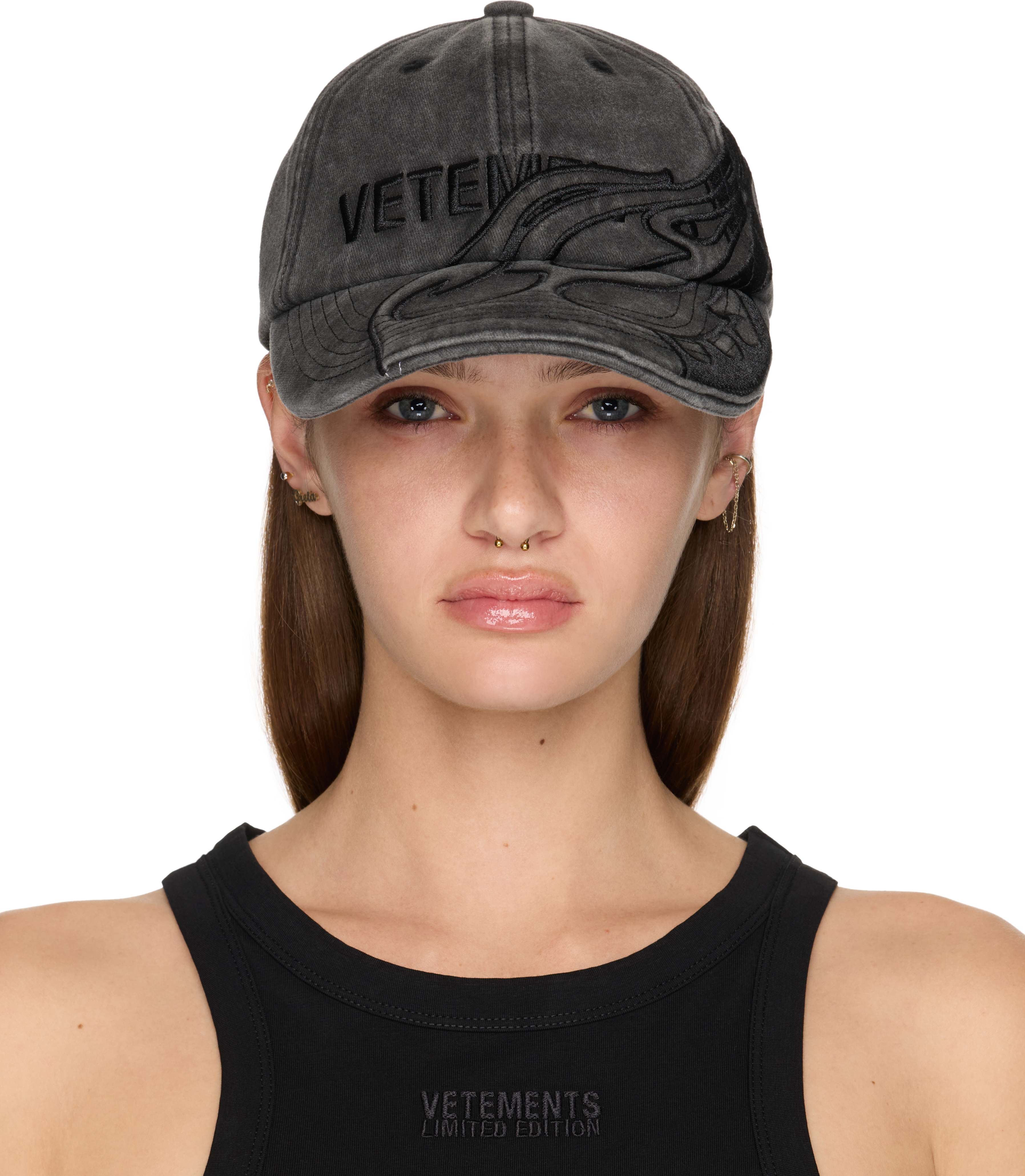 VETEMENTS Flame Logo Cap