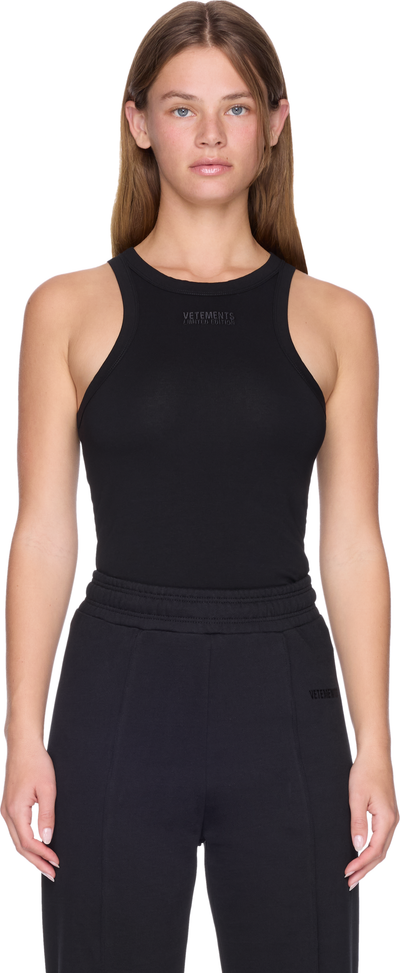 VETEMENTS Embroidered Logo Tank Top